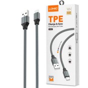 تصویر کابل تبدیل usb به type c الدینیو مدل ls441 طول 1متر ldnio ls441 2.4a 1m usb to type c fast cable