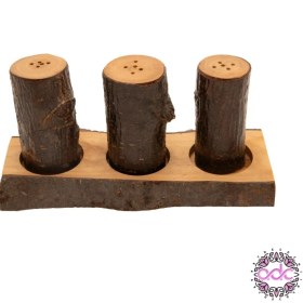 تصویر نمکدان تنه درختی 