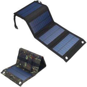 تصویر پنل خورشیدی تاشو مخصوص کوله پشتی 20 وات 20w Backpack Solar Panel