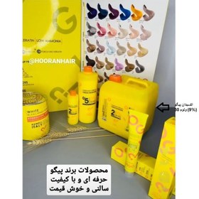 تصویر اکسیدان پیگو ولوم 30 (9%) PIGO (4 لیتری) PIGO Oxide 30 Vol 9% -4L