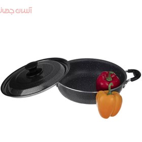 تصویر تابه دو دسته ساده عروس سایز 54 simple two-handled frying pan size54