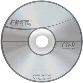 تصویر سی دی خام فینال مدل FC50 بسته 50 عددی Final printable CD-R Pack of 50