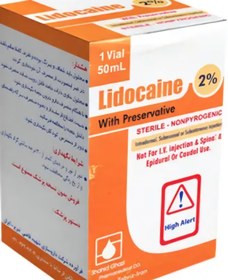 تصویر لیدوکائین ۲٪ Lidocaine2%