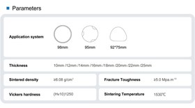 تصویر بلنک زیرکونیا سایز 10 Zirconia Block