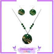 تصویر نیم ست زیورآلات رزینی جانان Janan Resin Jewelry Half Set