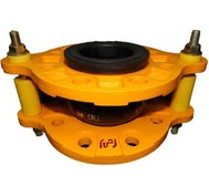 تصویر لرزه گیر لاستیکی قرمز 11/2 اینچ PN10 مهاردار ارتعاش صنعتی ایران مخصوص آب گرم Red PN10 Compensator with Tie Rods – E.I.I Co. 11/2 inch