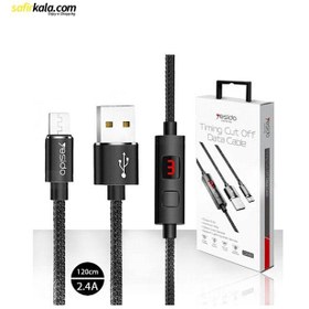 تصویر کابل USB به micro-usb یسیدو مدل Ca46 طول 1.2 متر Yesido Ca46 USB To Micro-Usb Cable 1.2M