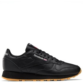 تصویر Reebok 101423627 کفش ورزشی چرمی کلاسیک بزرگسالان سیاه و سفید 