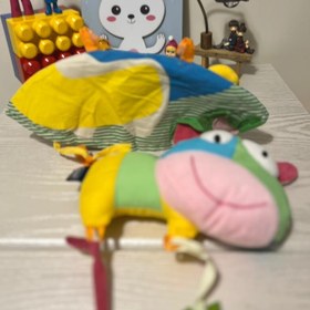 تصویر عروسک آویز تخت و کریر نوزاد 33 سانتیمتر 