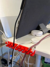 تصویر نگهدارنده و نظم دهنده کابل 8 خانه Cable holder