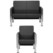 تصویر نیم ست مبل اداری راحتیران مدل 032-031 