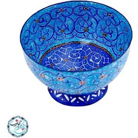 تصویر کاسه مسی میناکاری 