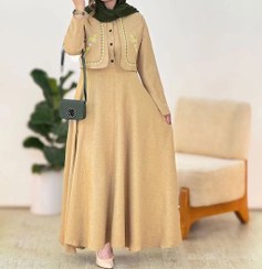 تصویر سارافون زنانه بهاره شانتون فری سایز 