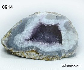 تصویر سنگ زینتی ژئود آمیتیست 