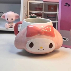 تصویر ماگ کرومی و ملودی Kuromi & My melody Mug