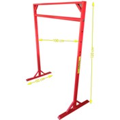 تصویر بارفیکس خوابیده اصلاح شده ارتفاع متغیر 