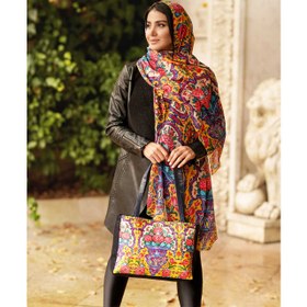 تصویر ست کیف و شال زنانه بهار کد 17 Bahar Women Bag and Shawl Set Code 17