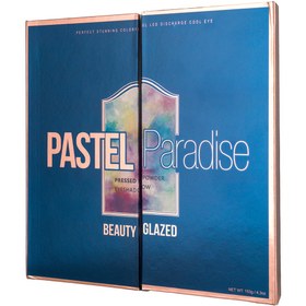 تصویر پالت سایه مدل pastel paradise بیوتی گلیزد ا Beauty Glazed Eyeshadow Pallete Pastel Paradise Beauty Glazed Eyeshadow Pallete Pastel Paradise