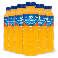 تصویر نوشیدنی ورزشی و خاص دیابتی ها طعم پرتقال داینامین 6 عدد مناسب ورزشکاران/کودکان.دیابتی ها/فاقد قند/جذب ده برابری اب