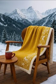 تصویر پتو تدی - خردلی 