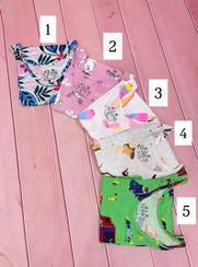 تصویر ساحلی کوتاه آستین حلقه ای - طرح شماره 