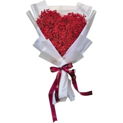 تصویر دسته گل قلبی عروس 