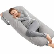 تصویر بالش بارداری یو شکل تترون | U-shaped pregnancy pillow | برند دی دل 