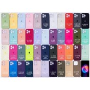 تصویر قاب سیلیکون لنزدار آیفون سری 11 و 12 و 13 