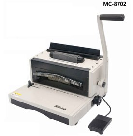 تصویر دستگاه صحافی مارپیچ مدل MC8702 اُوِن ا Owen model MC8702 spiral binding machine Owen model MC8702 spiral binding machine