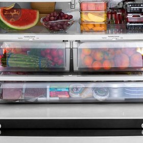 تصویر یخچال فریزر درب فرانسوی مابه مکزیک مدل MFO26JSPFFS Mabe MFO26JSPFFS Refrigerator freezer