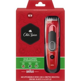 تصویر ریش تراش پیرایشگر براون سری OLD SPICE مدل 5427 BRAUN OLD SPICE HAIR TRIMMER 5427