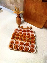 تصویر تر حلوای زعفرانی تعداد ۷۲ تایی 