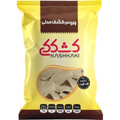 تصویر چیپس کشک خشک تنقلاتی قره قوروت کشککی،25 گرمی بسته 10 عددی 