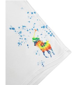 تصویر Ralph Lauren Pony Splatter Paint Shorts | Alpide Store 