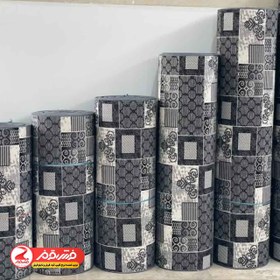 تصویر گلیم فرش برشی طرح آوا دودی 