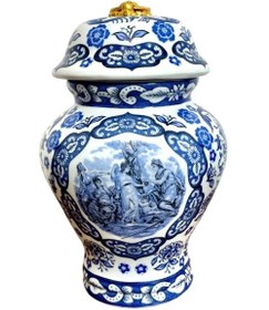 تصویر جینجر جار چینی قلم آبی | بانکه 