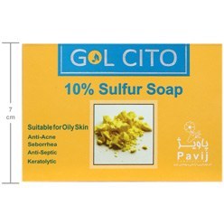 تصویر صابون گوگرد 10% گل سیتو 125 گرم ا Gol Cito 10% Sulfur Soap 125 g Gol Cito 10% Sulfur Soap 125 g