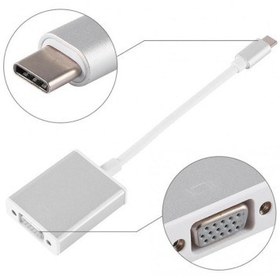 تصویر تبدیل USB-C به VGA 