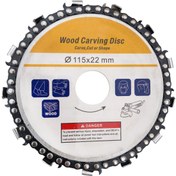 تصویر صفحه برش چوب زنجیری تیتان پرو مدل WCD115 Titan Pro WCD115 Wood Carving Disk