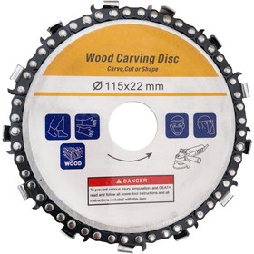 تصویر صفحه برش چوب زنجیری تیتان پرو مدل WCD115 Titan Pro WCD115 Wood Carving Disk