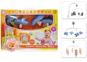 تصویر آویز موزیکال تخت نوزاد 