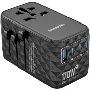 تصویر شارژر دیواری پاورولوجی مدل PWCUQC042 ظرفیت ۱۷۰ وات 