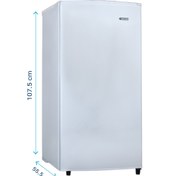 تصویر یخچال فریزر 9 فوت ایستکول - سفید EASTCOLL 9ft refidgrator and freezer