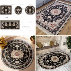 تصویر فرش ست مستطیل، راهرویی، گرد و بیضی کد SET104 
