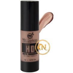 تصویر کرم پودر مات مای میکاپ استوری مدل ULTRA HD رنگ MF08 حجم 40 میل 