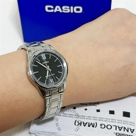 تصویر ساعت مچی عقربه ای زنانه کاسیو ا casio | LTP-V005D-1B2UDF casio | LTP-V005D-1B2UDF