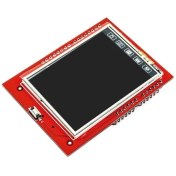 تصویر شیلد و ماژول نمایشگر لمسی 2.4 اینچ آردوینو UNO 2.4-inch Arduino UNO touch screen shield and module