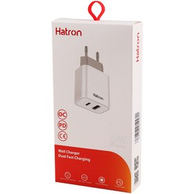 تصویر کلگی فست شارژ Hatron HWC2202PQ QC3.0 PD 3A 20W Hatron HWC2202PQ QC3.0 PD 3A 20W Fast Wall Charger