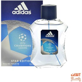 تصویر ادوتویلت مردانه آدیداس مدل UEFA Champion Leage Champion Edition حجم 100 میلی لیتر Adidas UEFA Champion Leage Eau De Toilette For Men 100ml