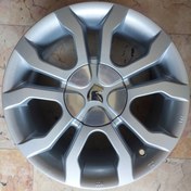 تصویر رینگ فابریک سایز۱۵ (۱۰۸×۴) نقره‌ای سورن پلاس نیریز Original wheel size 15"(4×108) Neyriz